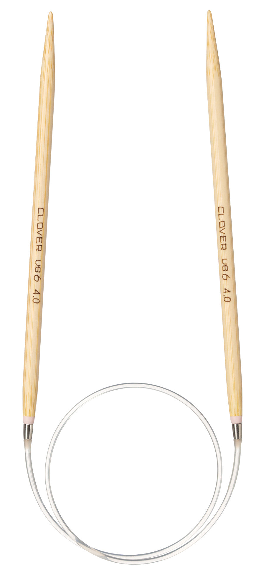 Clover Pro Takumi bamboo circular knitting needle, 4mm