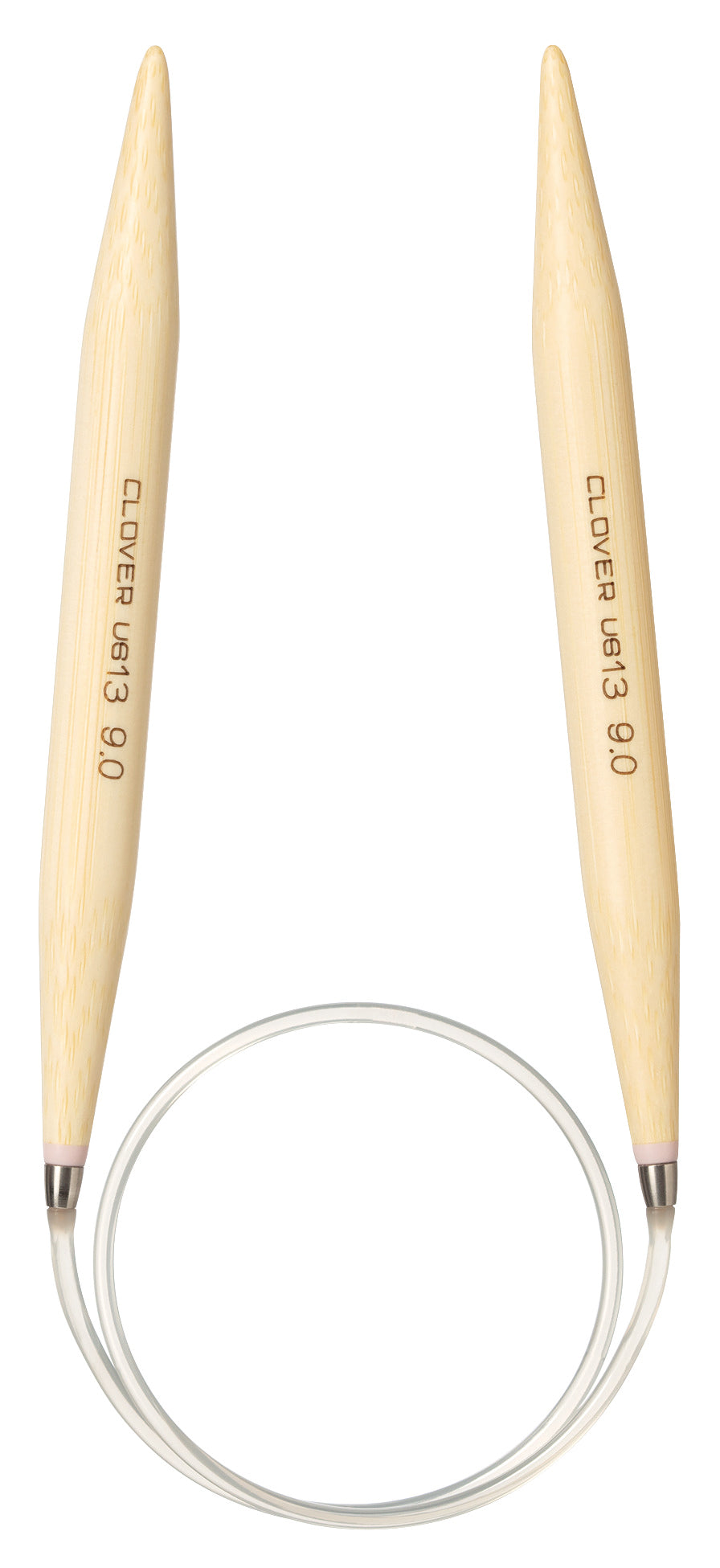 Clover Pro Takumi bamboo circular knitting needle, 9mm