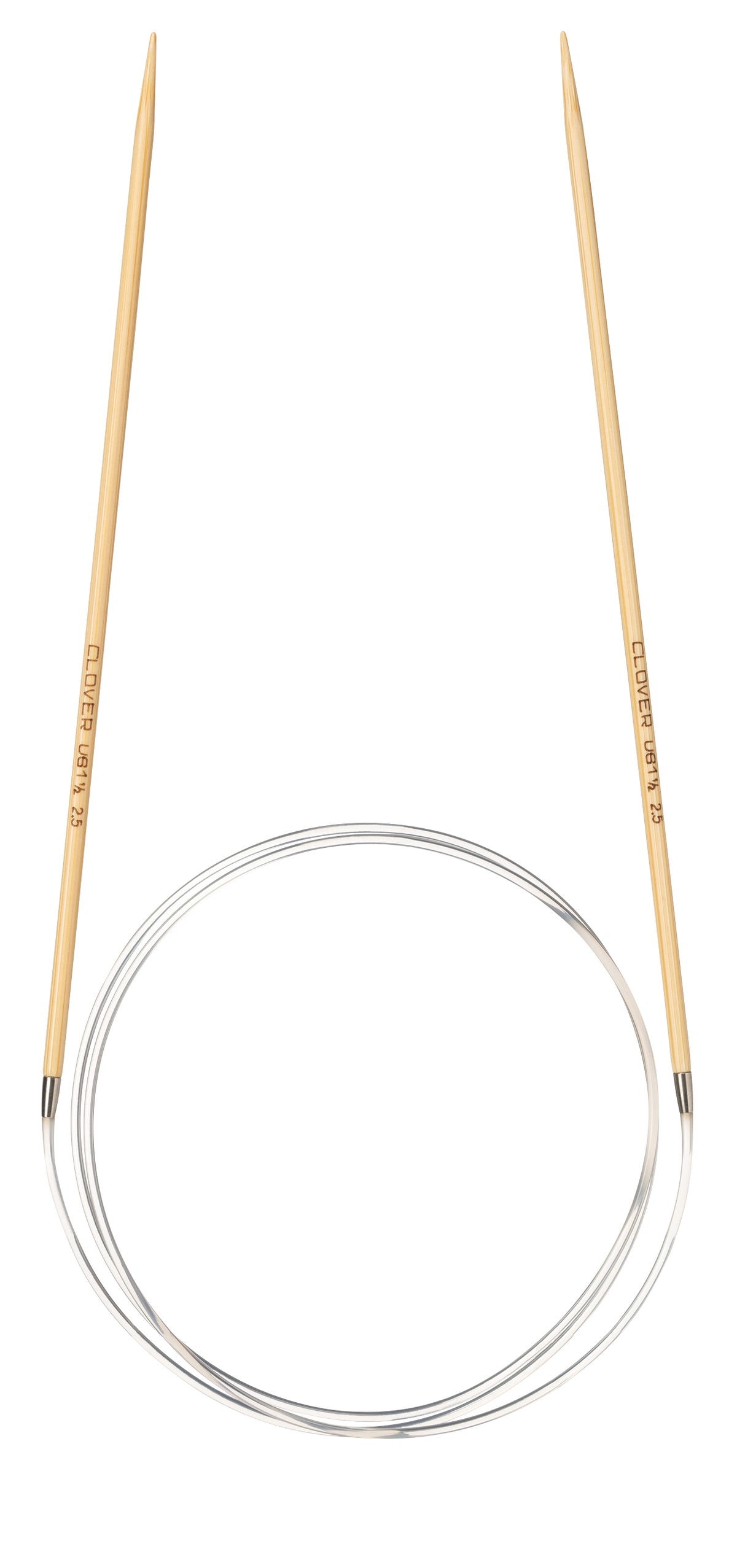 Clover Takumi Pro bamboo circular knitting needle 80cm 2.5mm in packaging