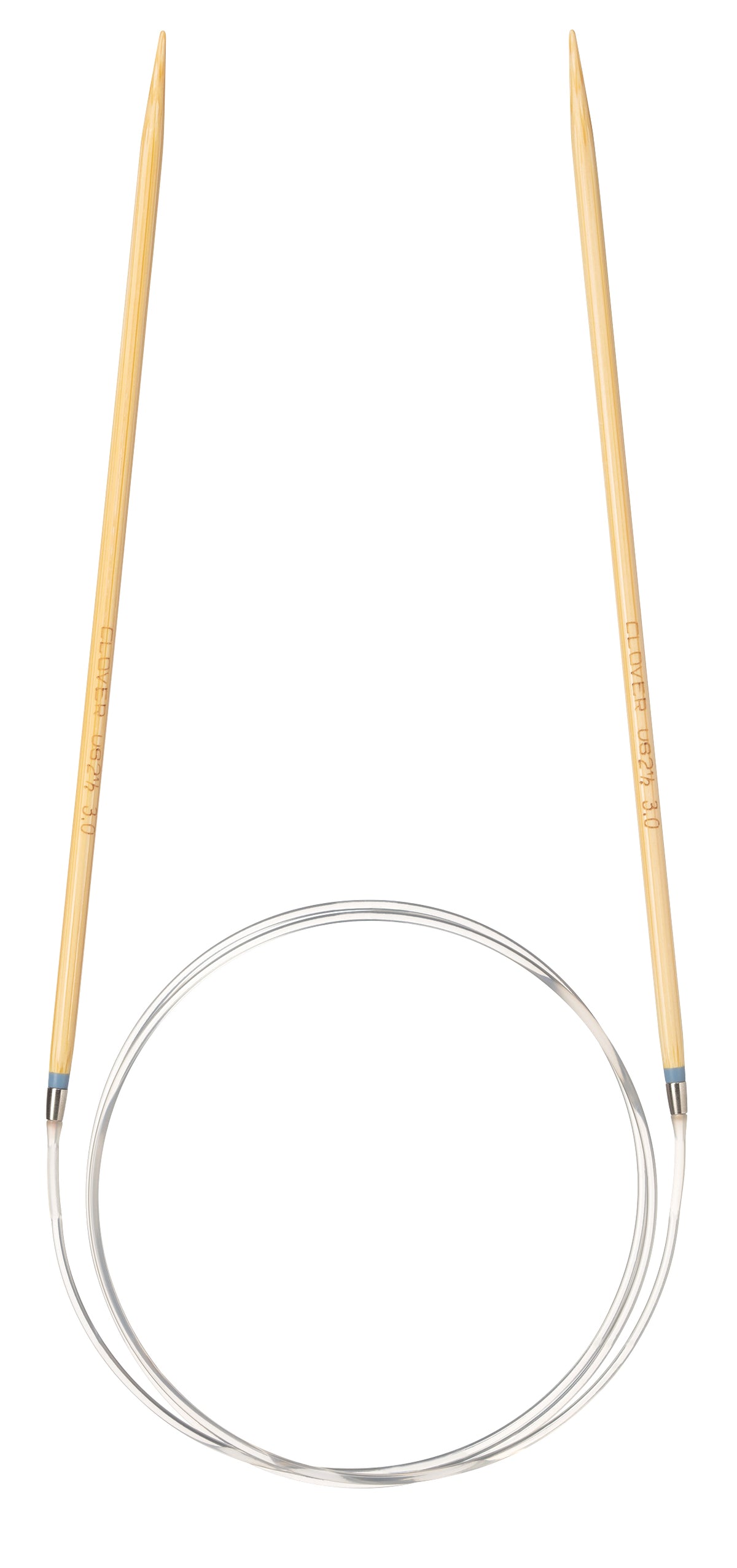 Clover Takumi Pro bamboo circular knitting needle 80cm 3mm in packaging
