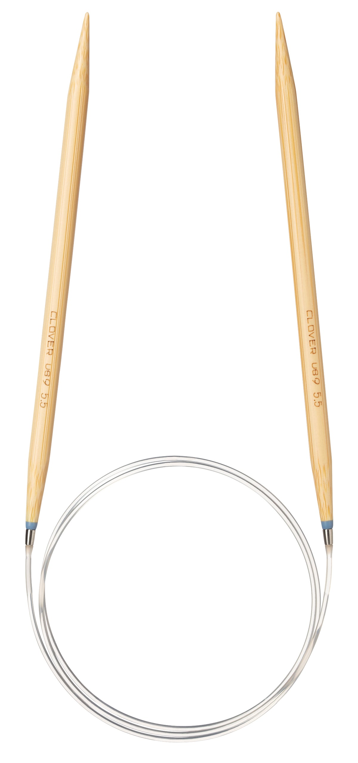 Clover Takumi Pro bamboo circular knitting needle 80cm 5.5mm in packaging