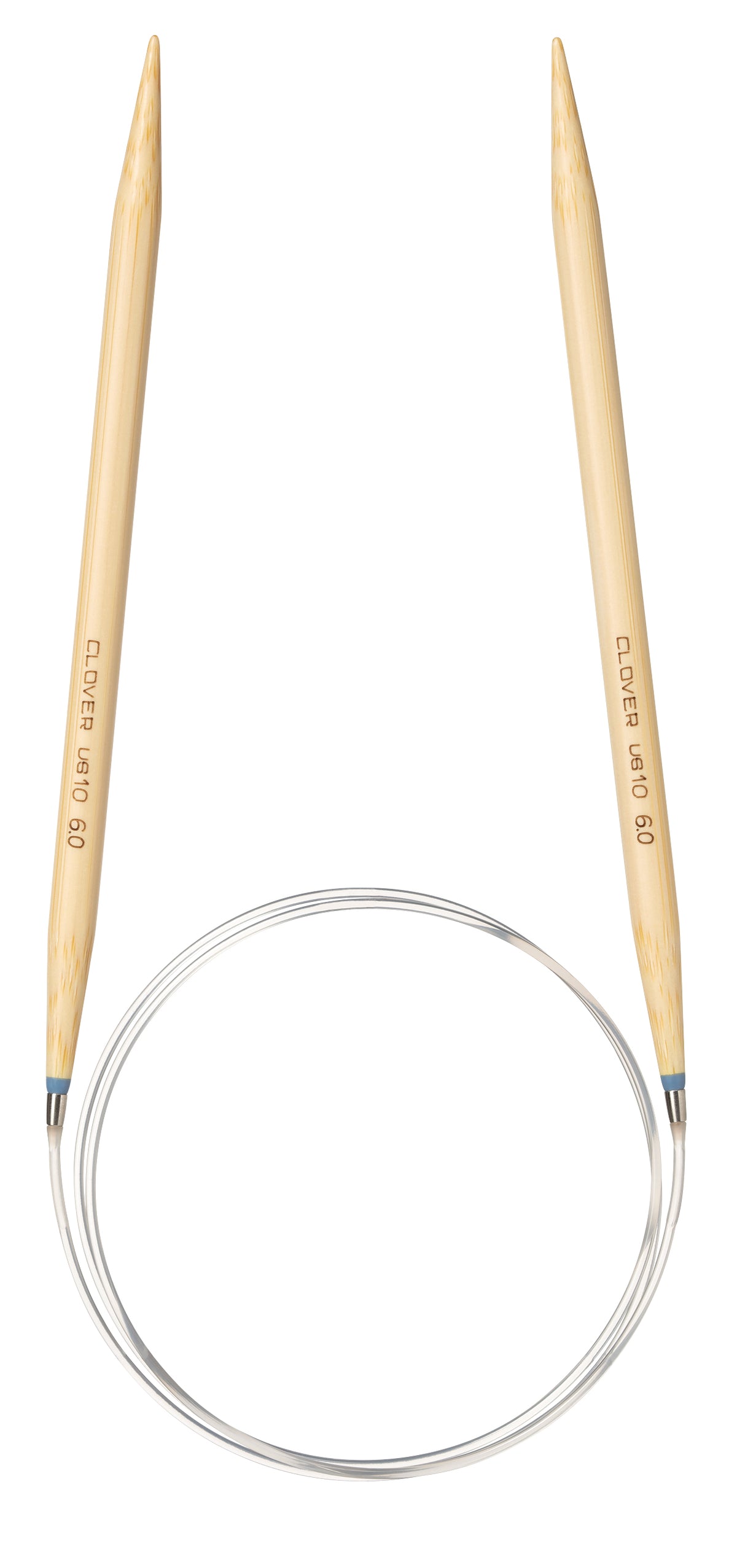 Clover Takumi Pro bamboo circular knitting needle 80cm 6mm in packaging