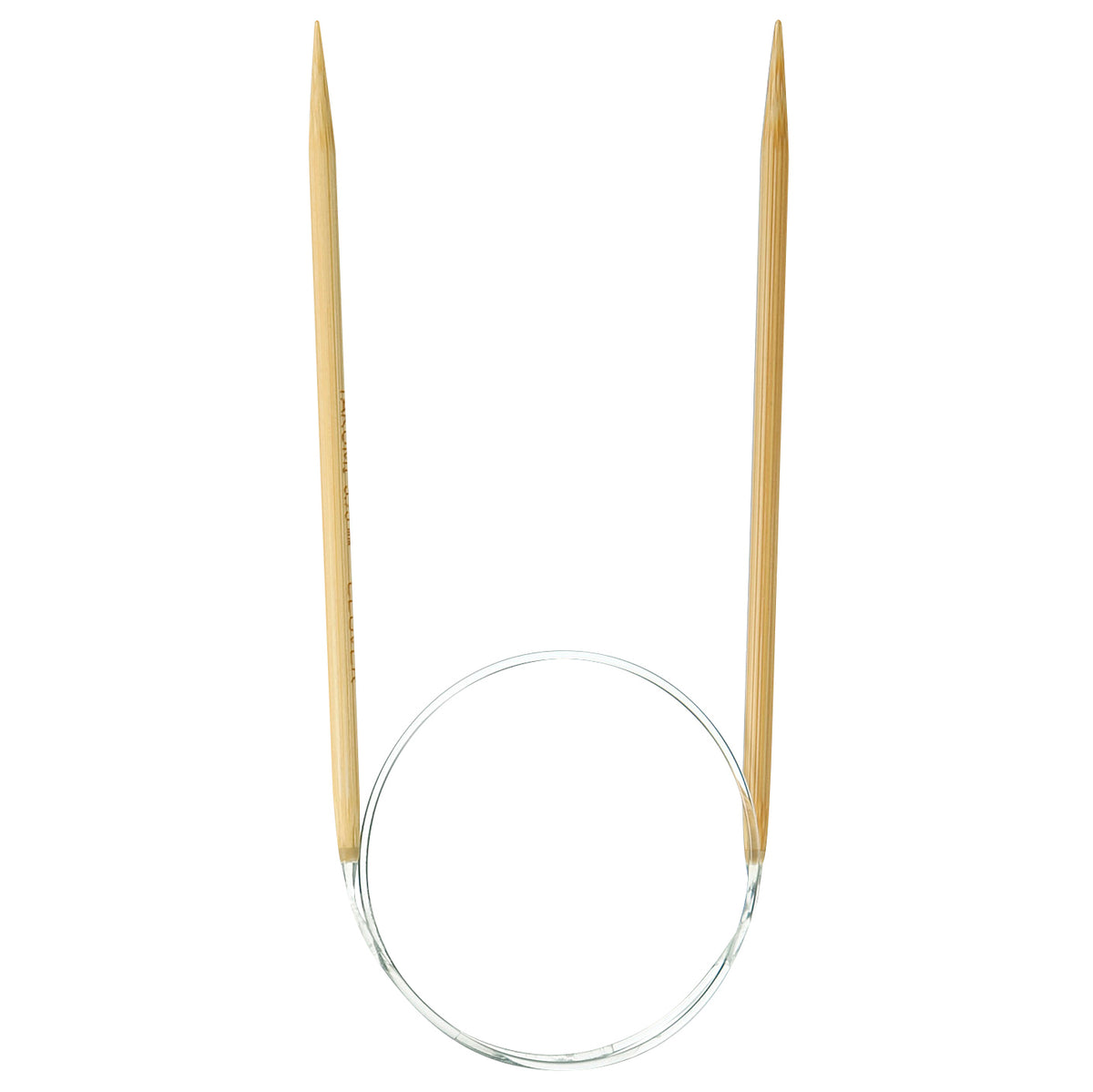 Clover Takumi bamboo fixed circular knitting needle, 40cm, 3.75mm