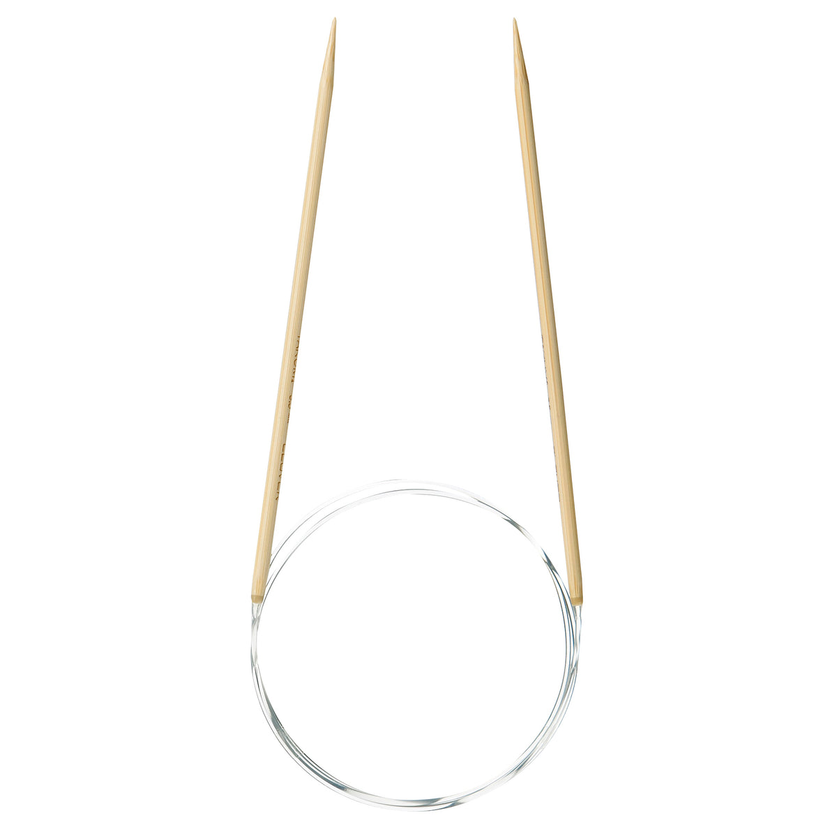 Clover Takumi bamboo fixed circular knitting needle, 3.5mm, 80cm