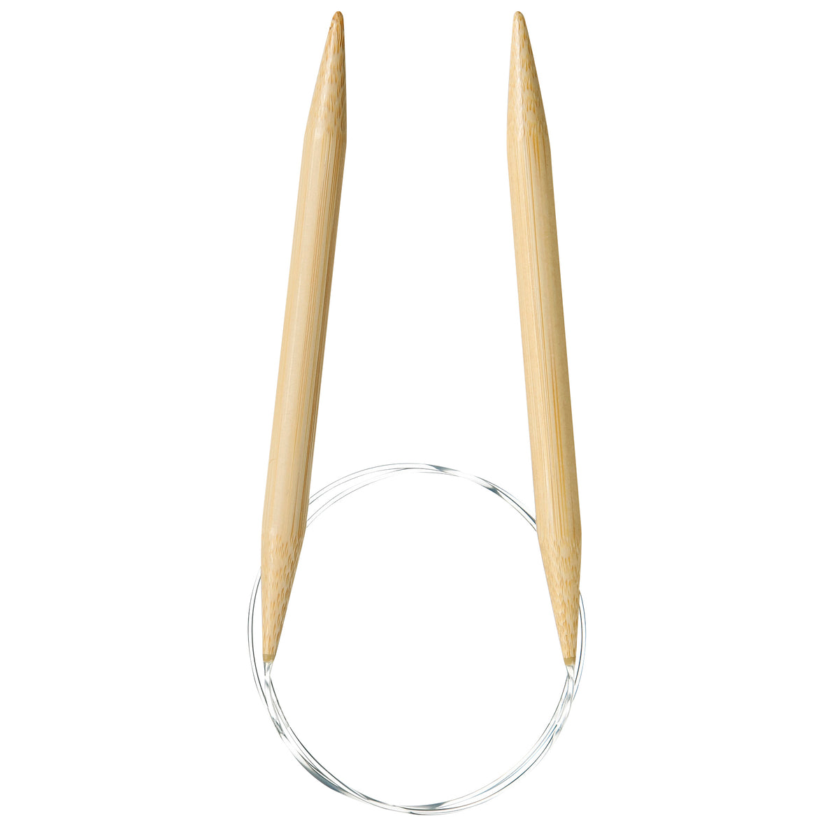 Clover Takumi bamboo fixed circular knitting needle, 10mm, 80cm