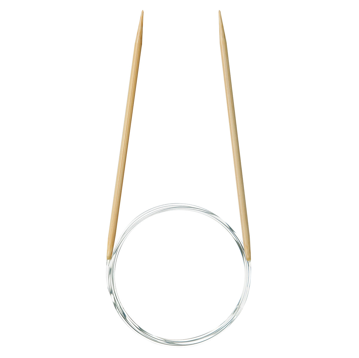 Clover Takumi bamboo fixed circular knitting needle 100cm 4mm