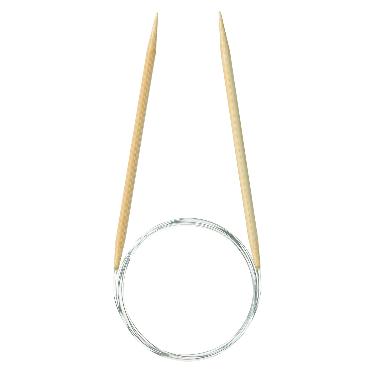 Clover Takumi bamboo fixed circular knitting needle 120cm 5mm