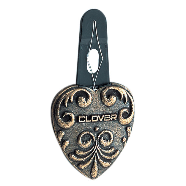 Antique gold Clover quilt needle threader