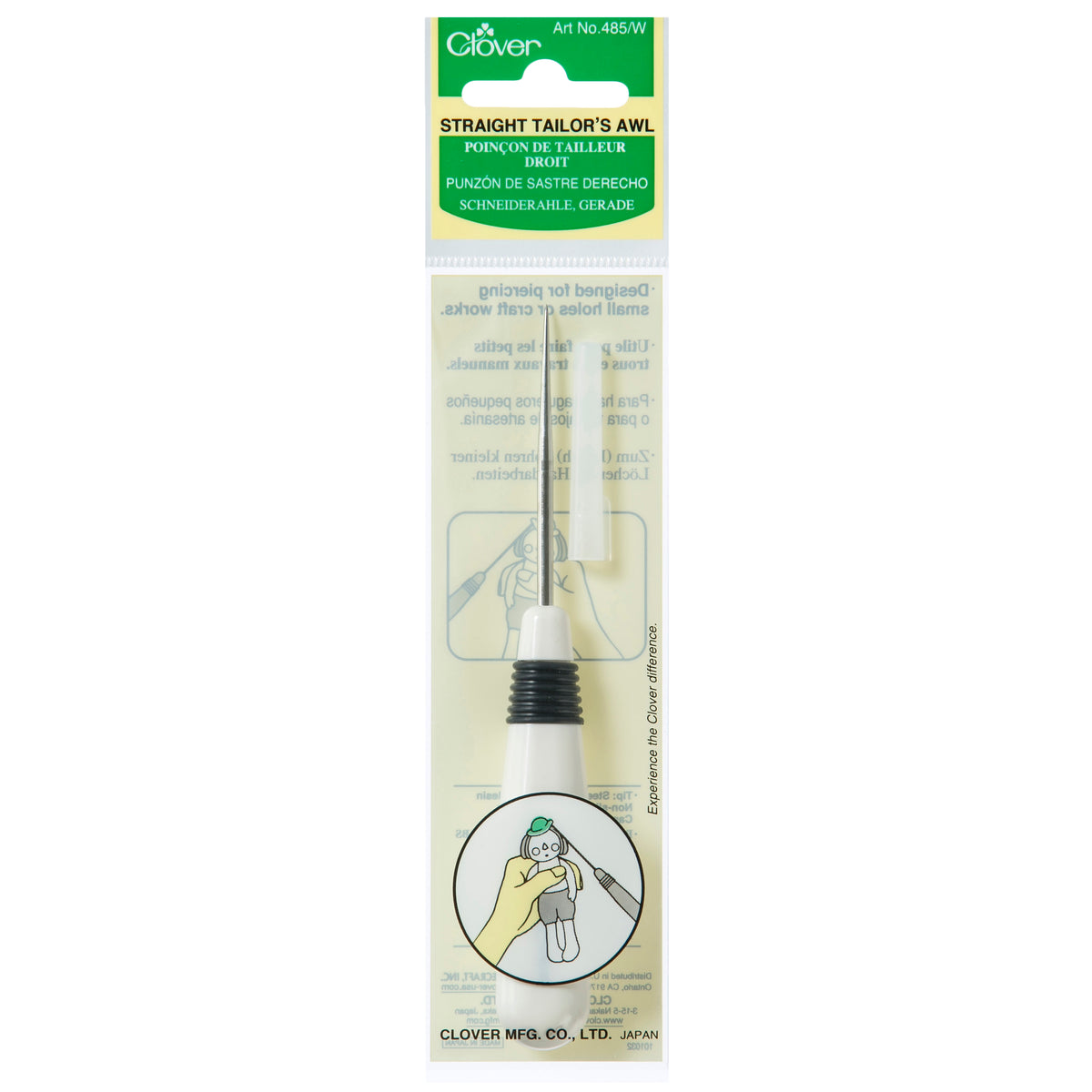 Clover Tailors Awl - Straight