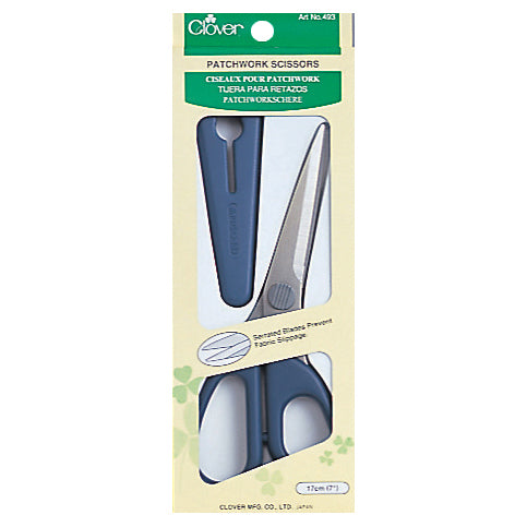 Clover patchwork scissors with cover