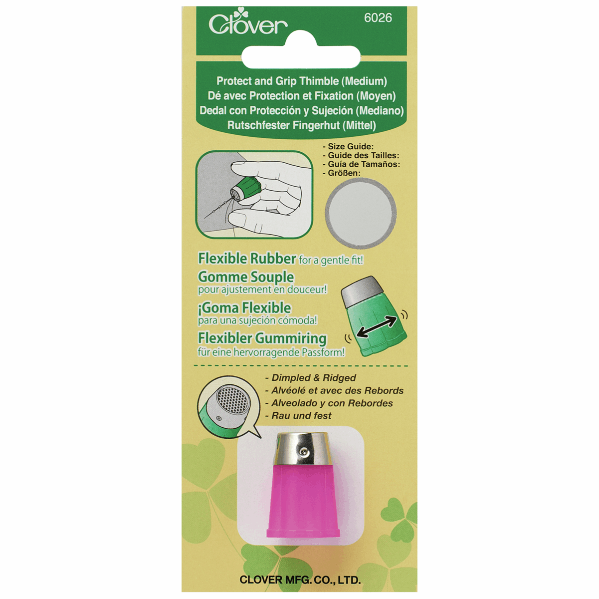 Clover Medium Protect and Grip Thimble