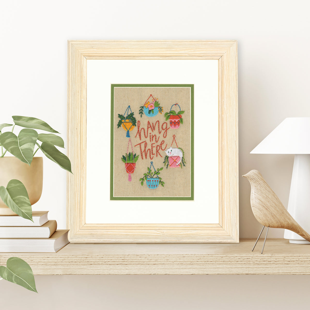 Dimensions Hang in There embroidery kit