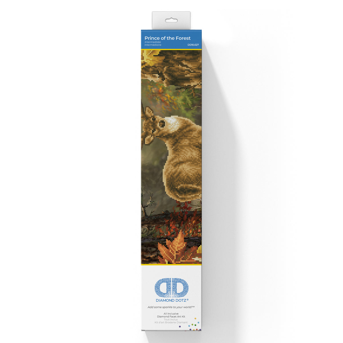 Diamond Dotz Prince of the Forest diamond painting kit showing the Prince of the Forest design