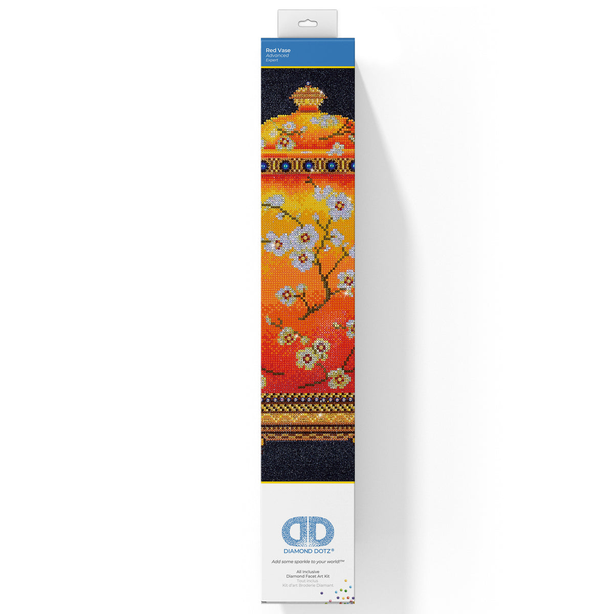 Diamond Dotz Red Vase diamond painting kit design