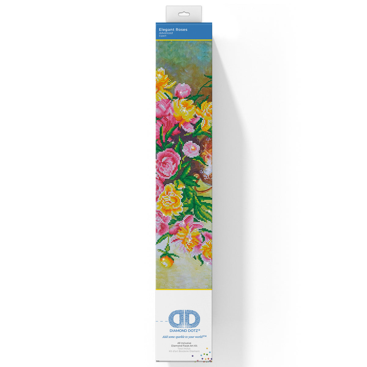 Diamond Dotz Elegant Roses diamond painting kit design