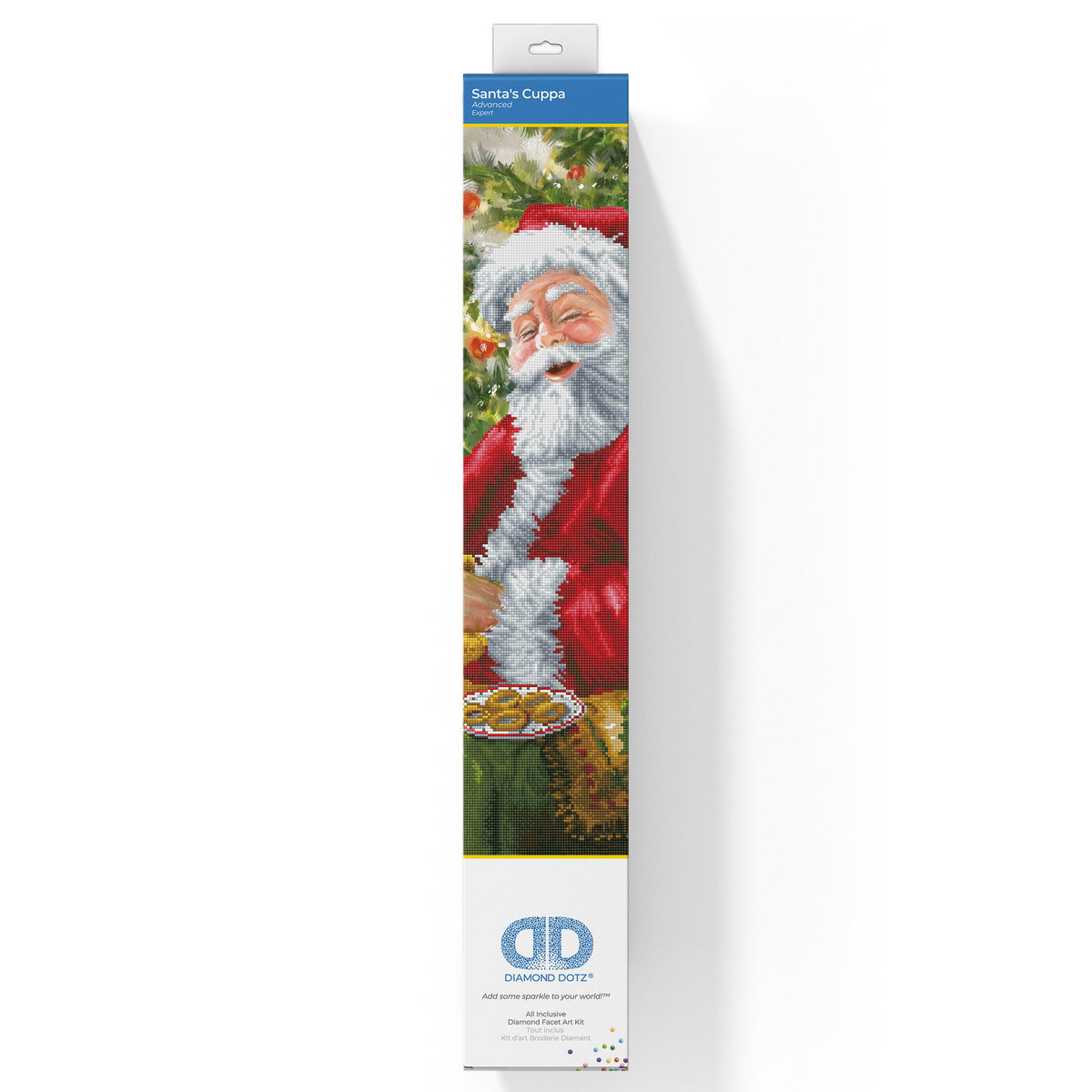 Diamond Dotz Santa's Cuppa diamond painting kit design