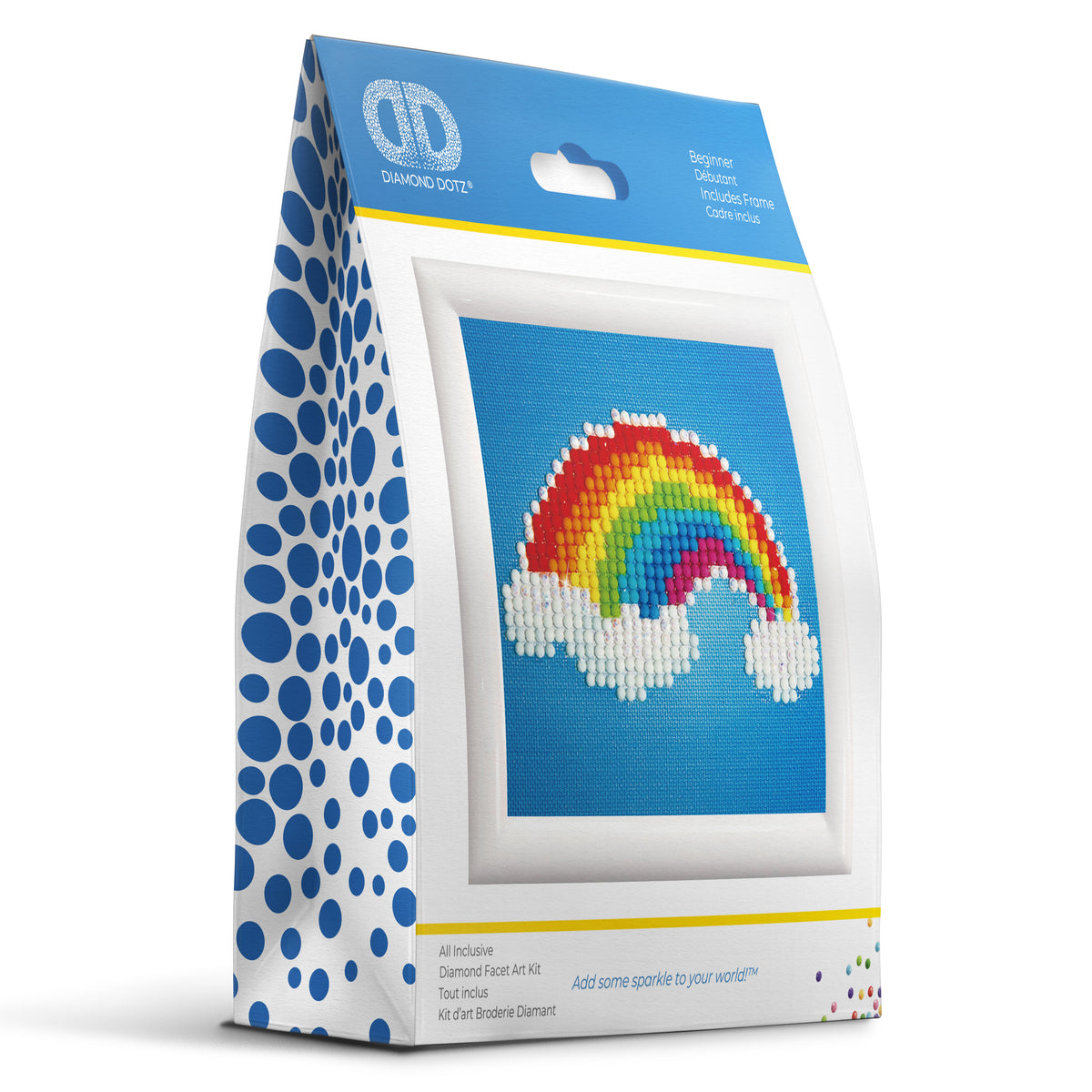 Diamond Dotz Ever Living diamond painting kit with frame showing an Ever Living design