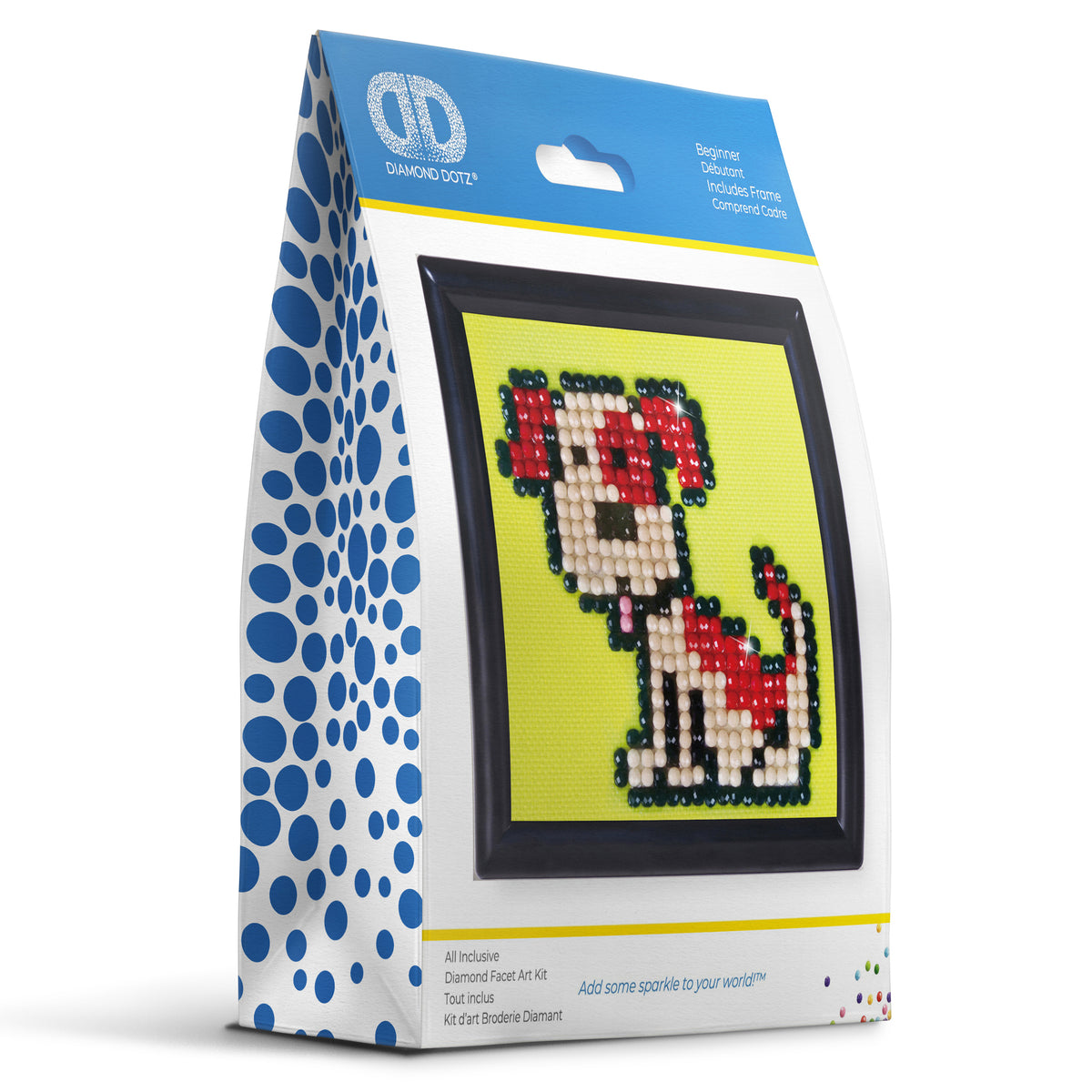 Diamond Dotz Fido diamond painting kit with frame