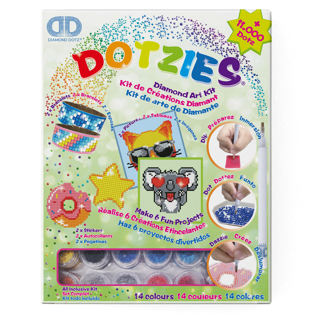 Diamond Dotz Dotzies - Diamond Art - 6 Project Kit