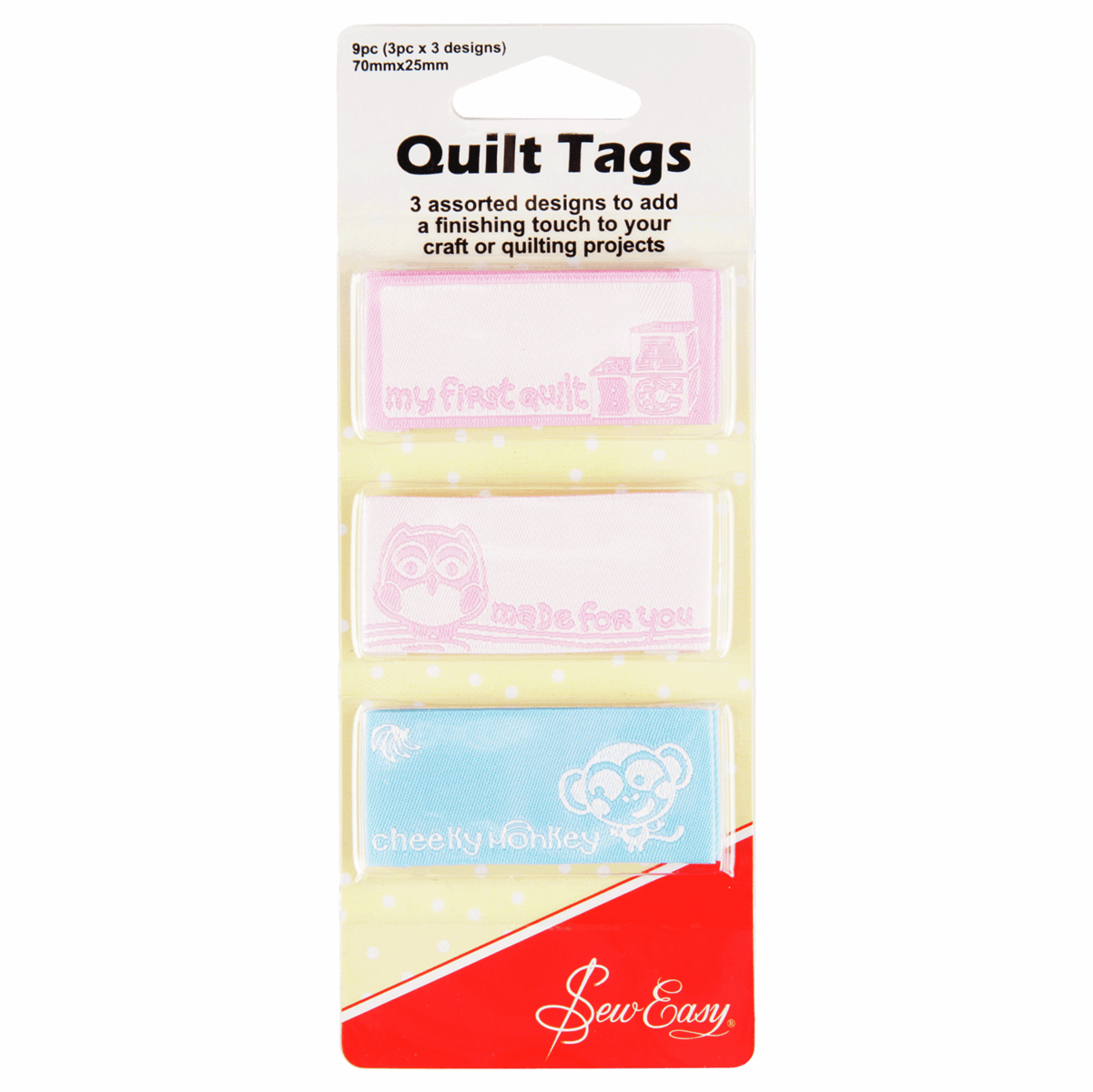 Sew Easy Quilt Tags - Baby (Pack of 9)