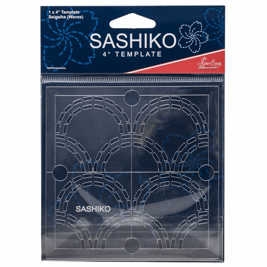 Sew Easy Sashiko Template - Seigaiha (Waves)