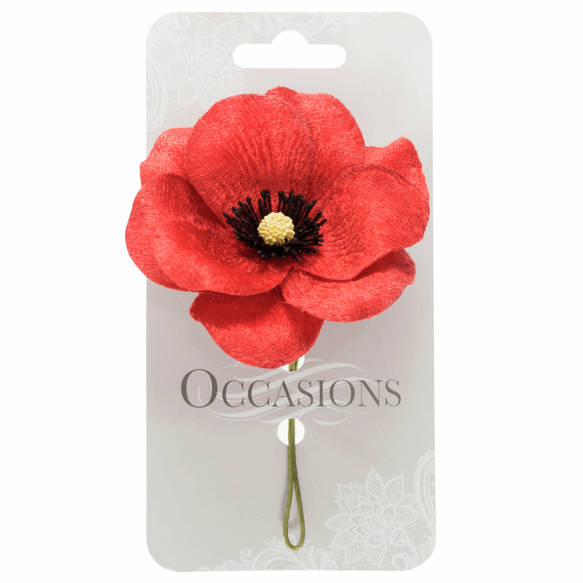 Red Velvet Poppy (Single Stem)