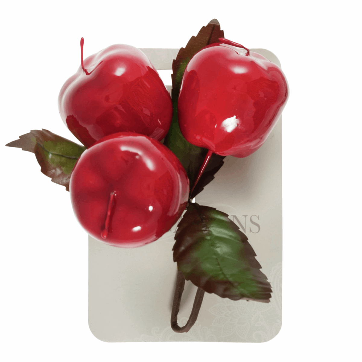 Artificial Large Red Apples Bunch (Single Stem)