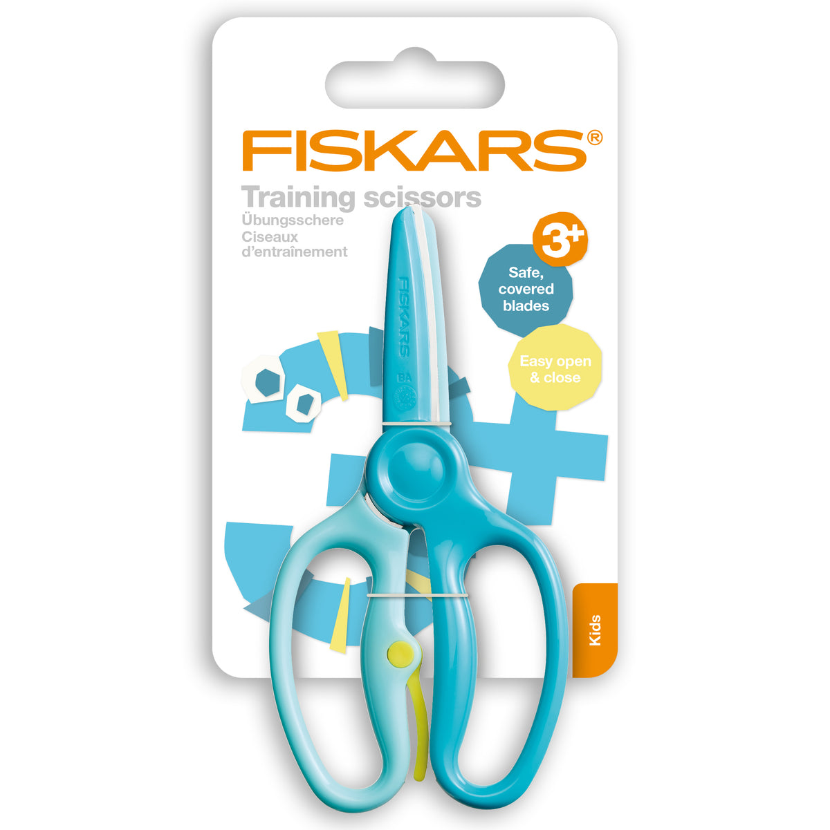 Fiskars teal kids training scissors
