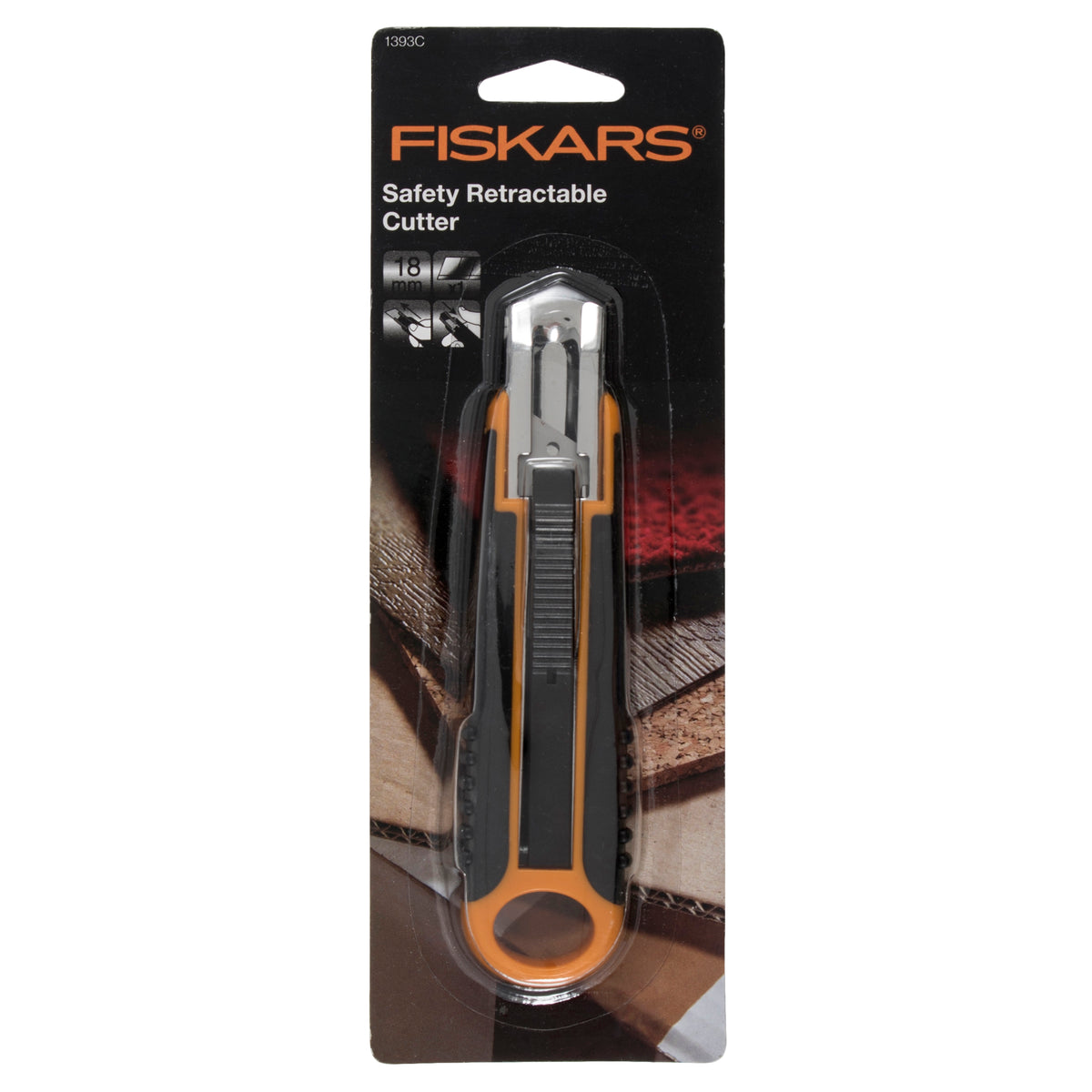 Fiskars 18mm self-retracting safety cutter