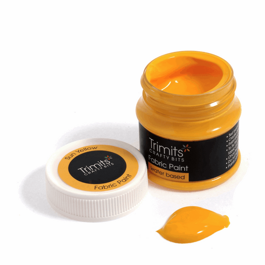Trimits Fabric Paint Pot 50ml - Sun Yellow