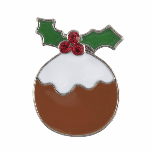 Trimits Diamante Christmas Pudding Shank Button - 23mm (1 Piece)