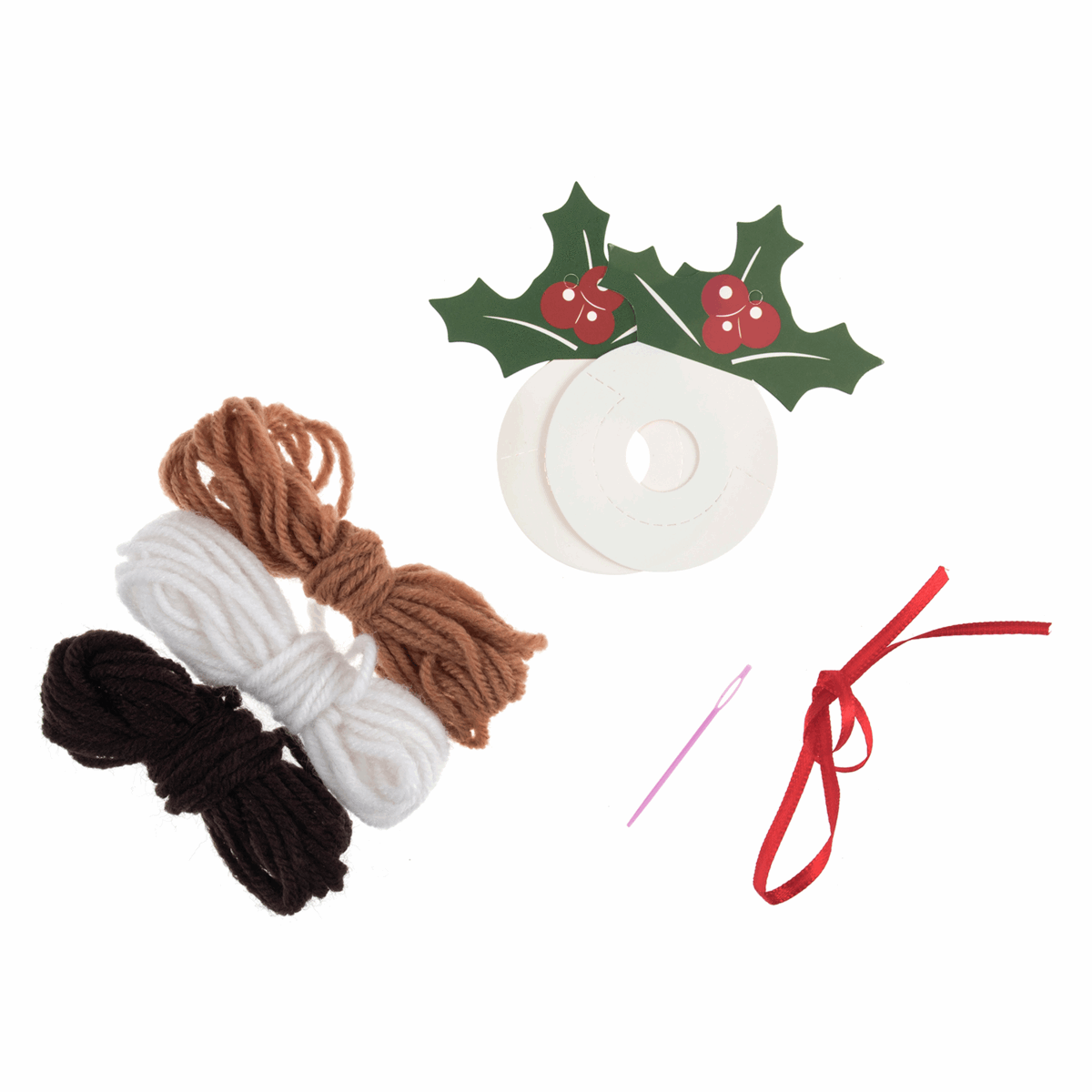 Trimits Pom Pom Decoration Kit - Christmas Pudding