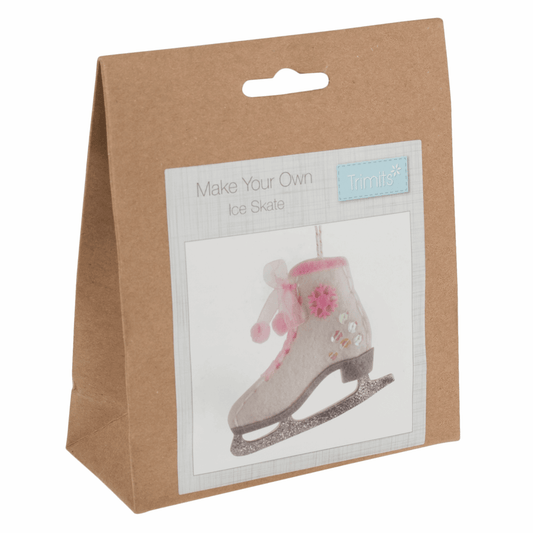 Trimits Felt Decoration Kit - Ice Skate
