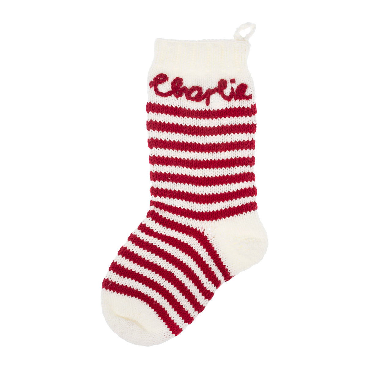 Trimits knitted Christmas stocking kit with yarn and needles