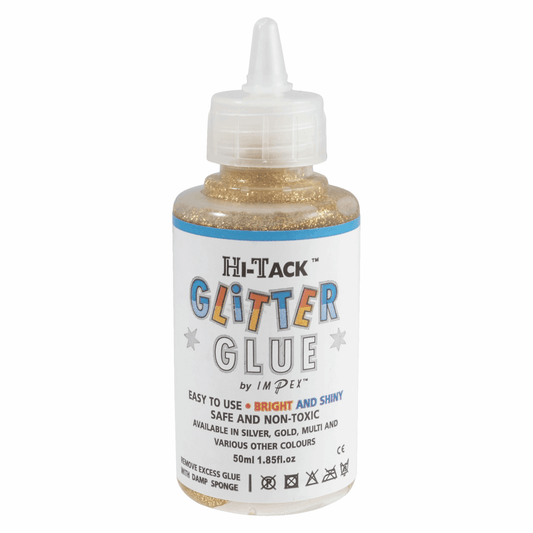 Trimits Hi-Tack Glitter Glue - Gold 50ml
