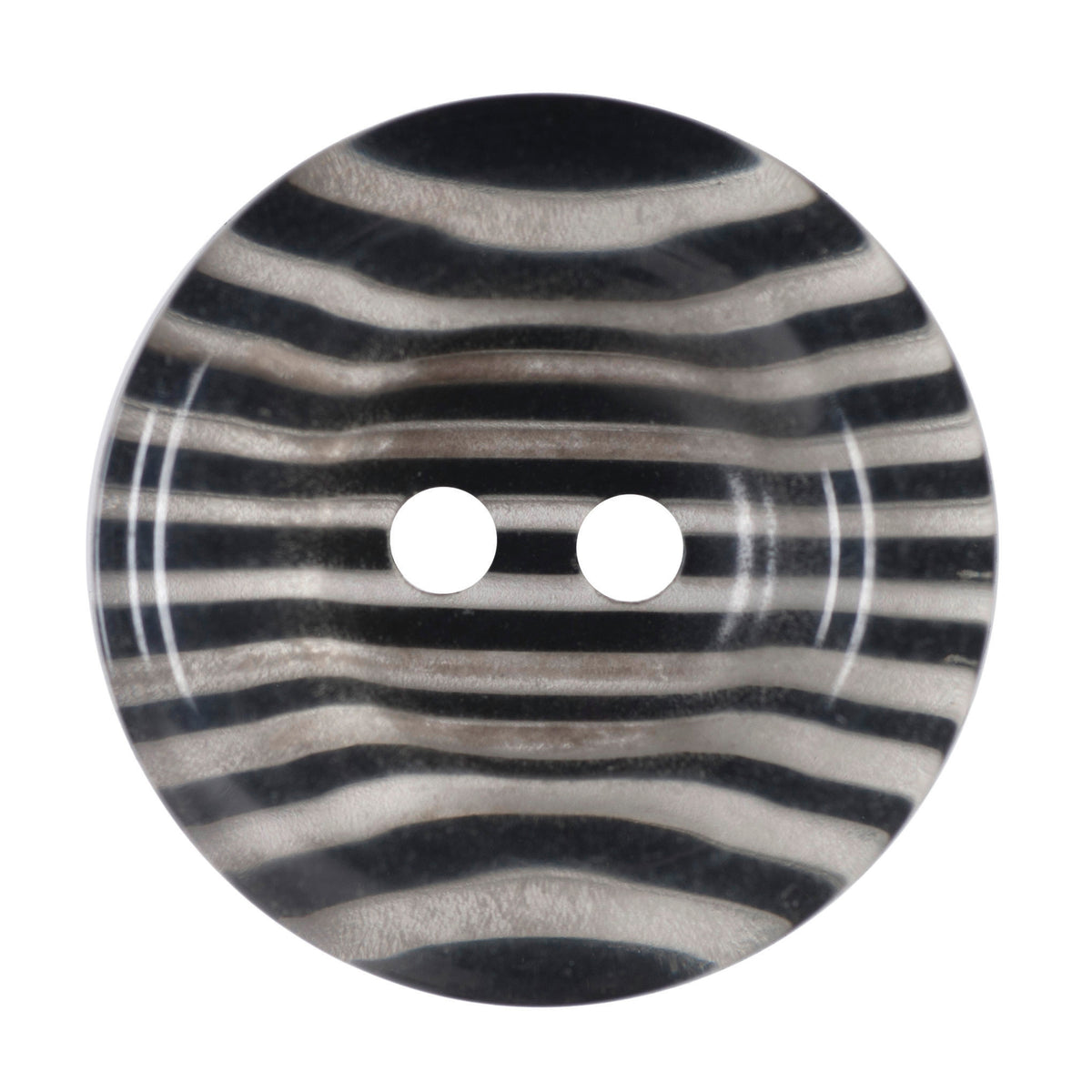 Hemline Buttons 20mm Style E - Card of 3 - Black (Style 2)