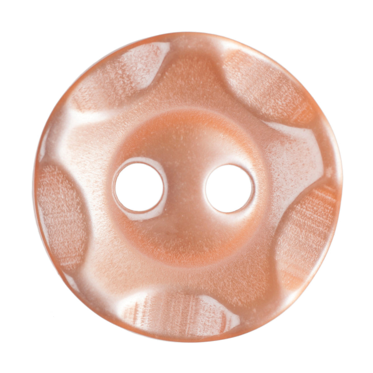 Hemline Buttons 13.75mm - Pack of 6 (Choice of 7) - Orange