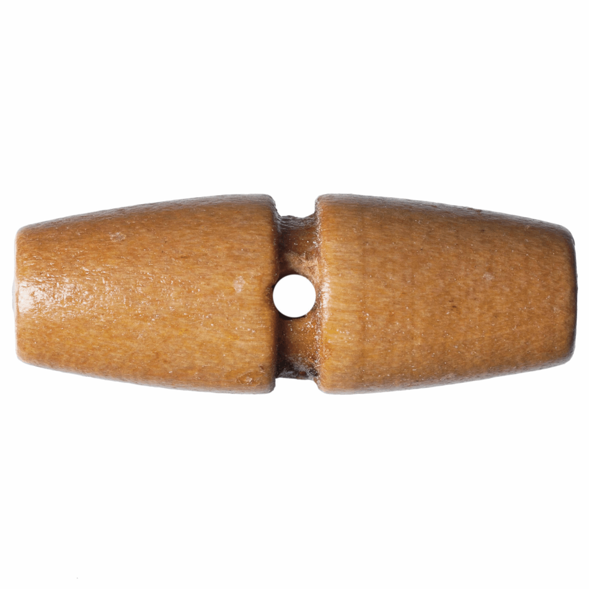 Hemline Wooden Toggle Shaped Button - 25mm (Pack of 3)