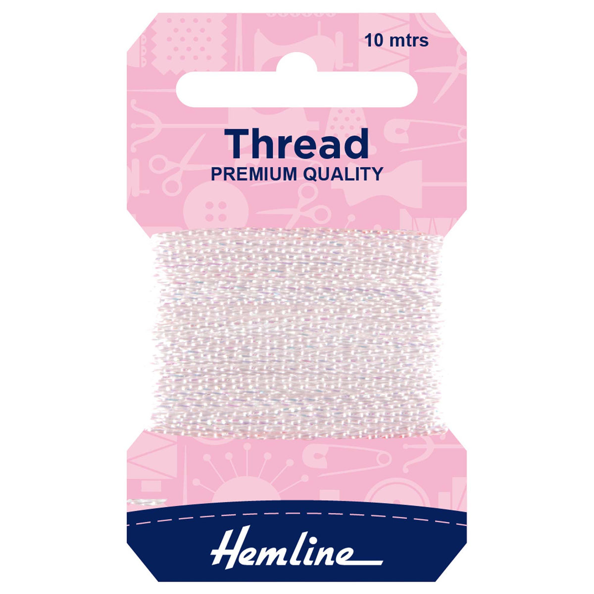 Reel of iris Hemline glitter thread