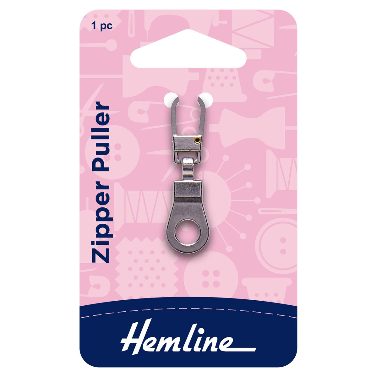 Silver ring shaped zip puller