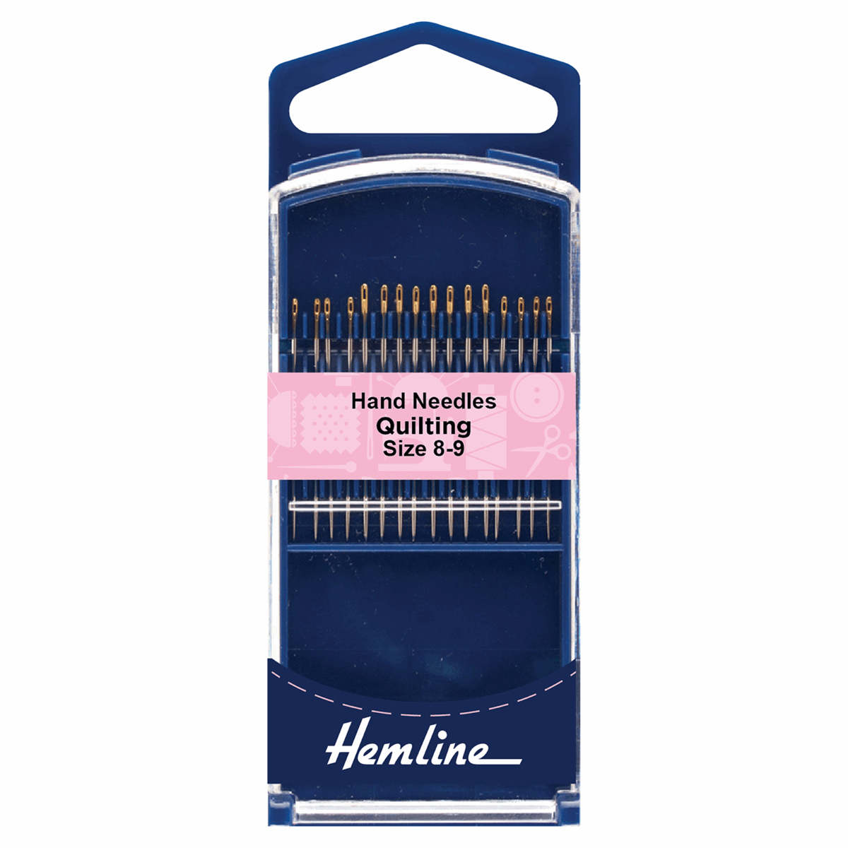 Hemline Premium Hand Quilting Needles - Size 8-9 (Pack of 16)