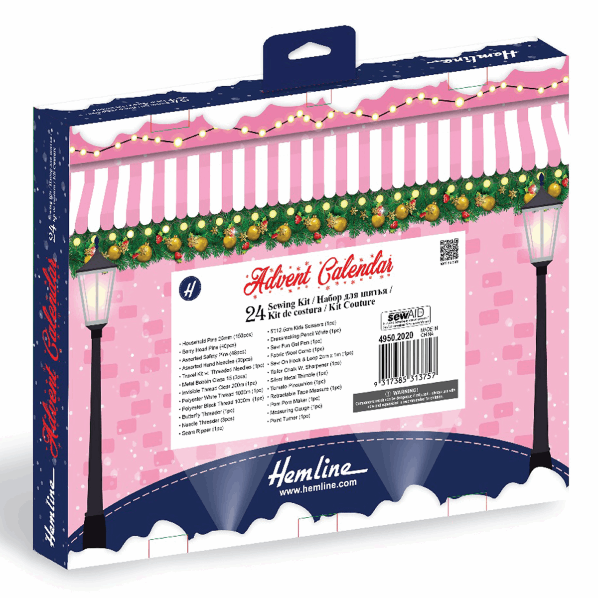FREE Advent Calendar when you spend over £200! Sewing themed Advent Calendar for Christmas 2021