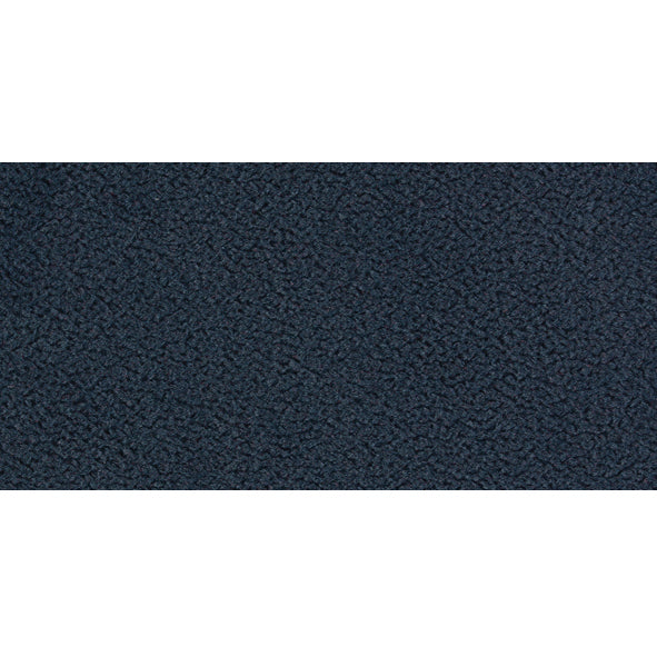 Two navy imitation suede elbow patches with stitching holes