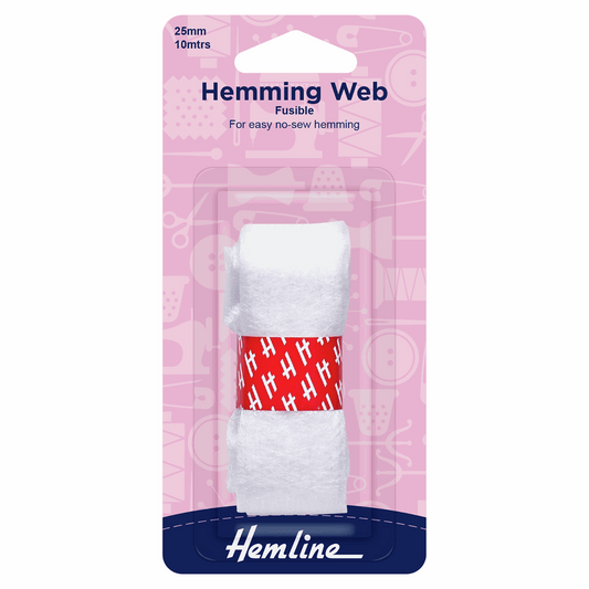 Hemline Fusible Hemming Web - 10m x 25mm