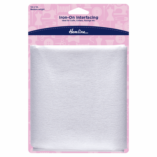 Iron-On Interfacing Medium - 1m x 1m