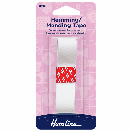 Hemline Hemming Tape - White 3m x 20mm
