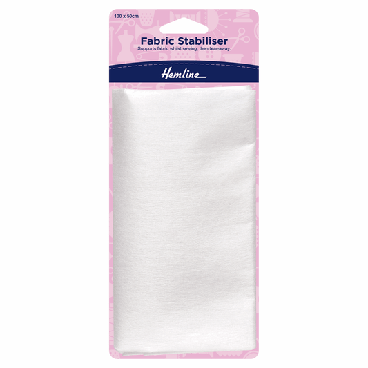 Hemline Sew-In Fabric Stabiliser - 100 x 50cm