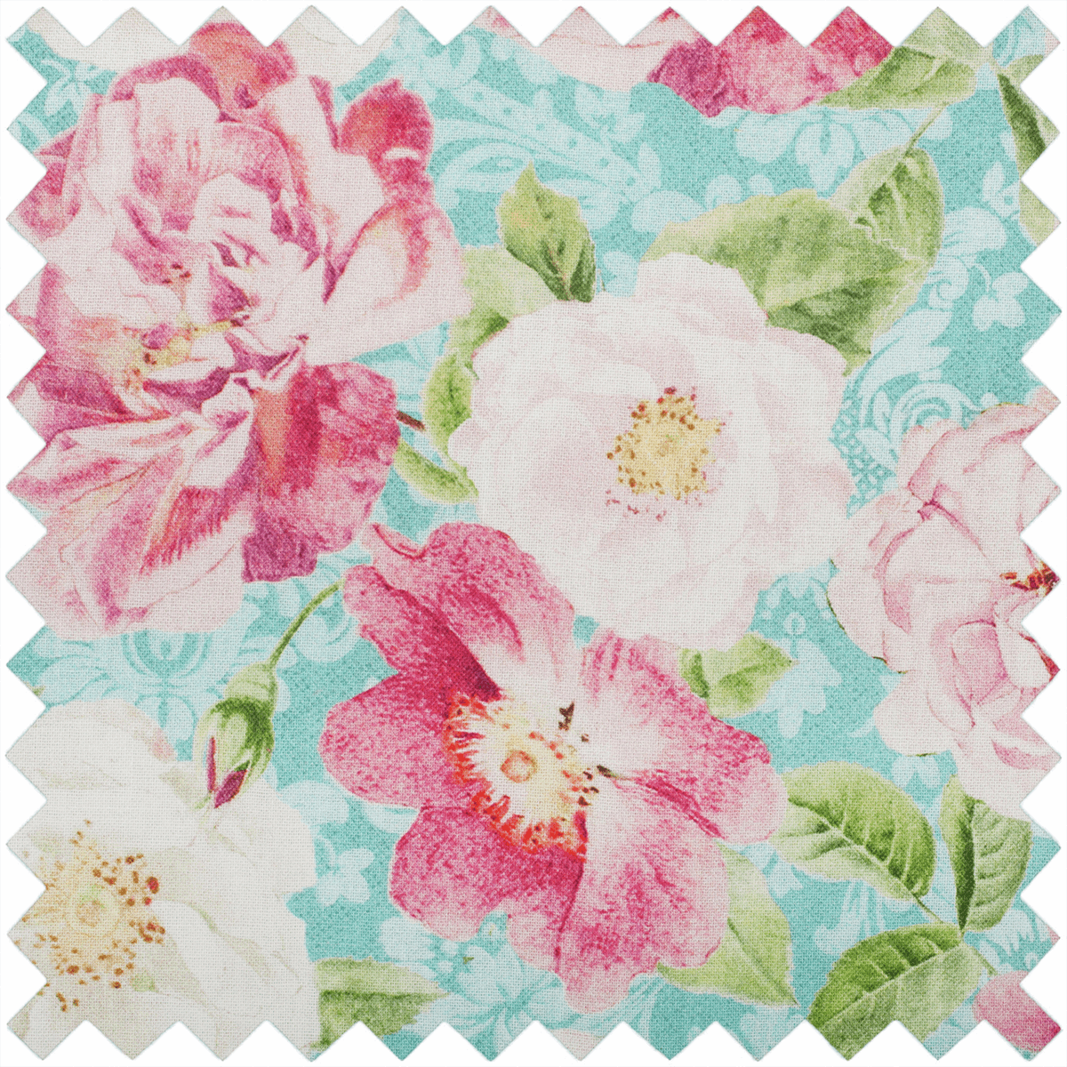 Rose Blossom Knitting Bag with Pin Case