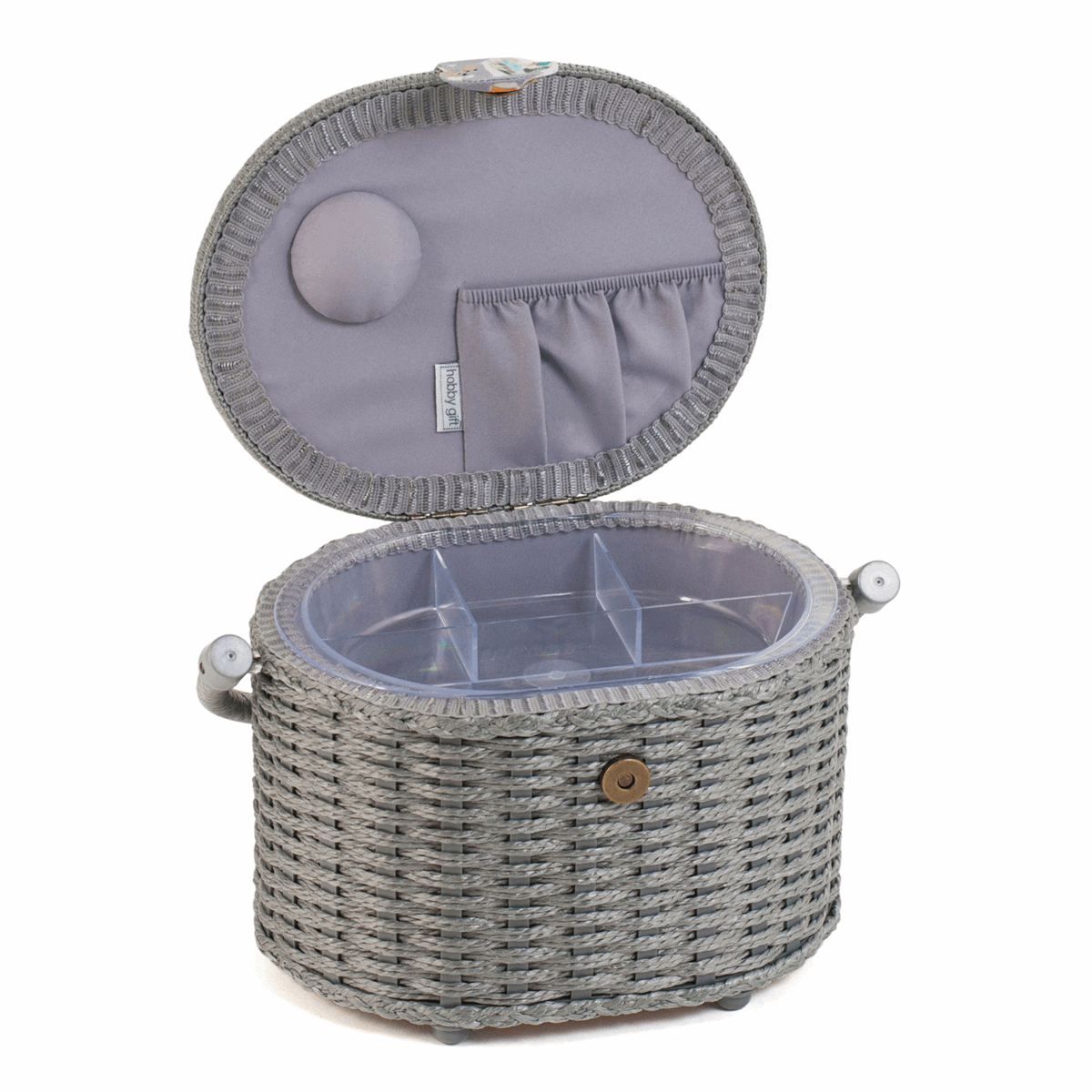 Elephants Oval Sewing Box