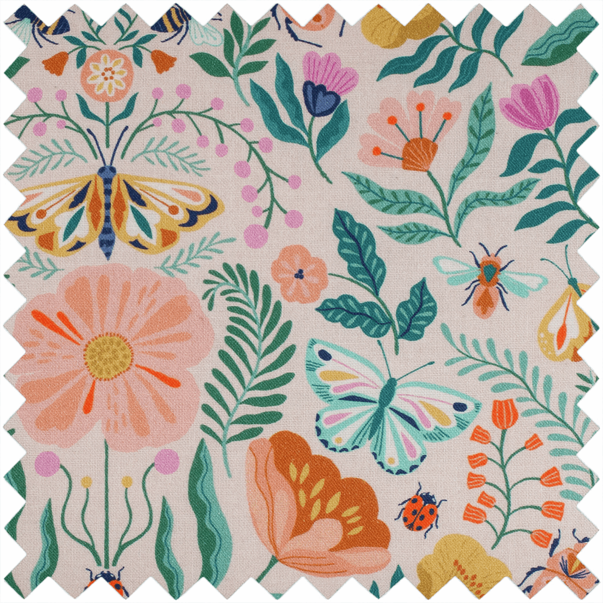 Flutterby Appliqué Knitting Bag